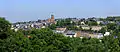 Panoramic view of the city silhouette