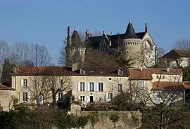 The castle seen from the west