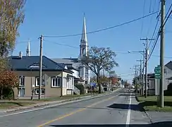 Route 269 in Saint-Honoré-de-Shenley.