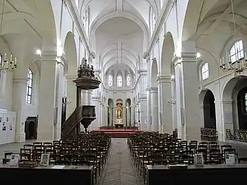Nave and the pulpit