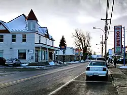 Route 227 is concurrent with Principale street in Saint-Jean-Baptiste.