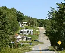 Route 307 in Saint-Pierre-de-Wakefield.