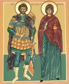 St. Chrysogonus and St. Anastasia.