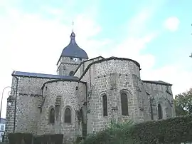 The church in Saint-Gervais-d'Auvergne