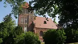Medieval church in Patzig