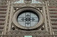 Circular window detail