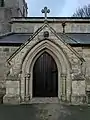 Entrance St. Andrew's Church, Skegby