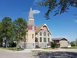 St. Andrew's United Church in Manitou, constructed in 1901.