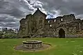 The courtyard of St Andrews Castle