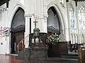 Pulpit and organ