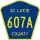 County Road 607A marker