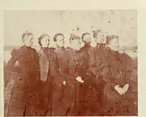 Picture of faculty at St. Mary's Female Seminary in 1898