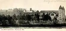 St. Mary's (Assumption) Church (right) and Seminary