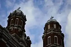 St. Hyacinth Basilica towers over the Avondale neighborhood.