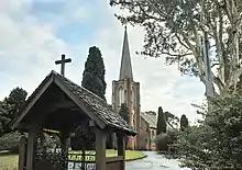 The Anglican Church of St John the Evangelist & its Lych Gate, Camden, NSW 27 Feb 2017