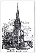 St. Leo's Church, Ashley, Pennsylvania, completed in 1897.
