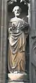 One of the statues on the south door of St Mary's