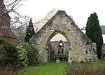 Remains of mediaeval St Anne's Hospital