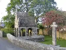 St Cleer's Well and wall