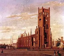 St Finbar Ruins Charleston William Aiken Walker painting 1868