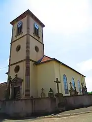 The church in Saint-Georges