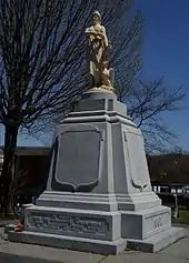 America (1866–68), Soldiers Monument, St. Johnsbury, Vermont.