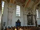 Left north side of the nave