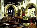 Looking up the nave from the west