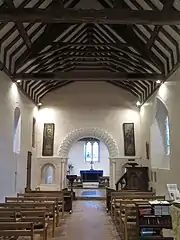 Interior of St Lawrence's Church, North Hinksey
