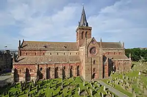Broad Street, St Magnus Cathedral, (Cathedral Church Of St Magnus The Martyr), (Church Of Scotland), Including Boundary Walls, Railings, Graveyard And  War Memorial