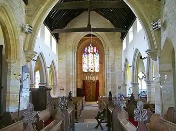 The church interior