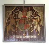 Arms of Charles I in Kenninghall church, Norfolk