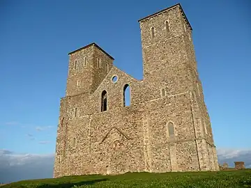 Monastery dedicated to St Mary, in Reculver, where Saint Brithwald was Abbot.