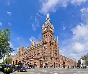St Pancras railway station, London, England: 1863–1868
