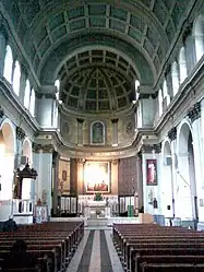 Interior of St Patrick's Church prior to renovation