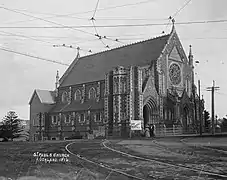 The third and current St Paul's building photographed in 1909.