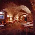 Cafe in the crypt