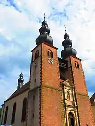 The church in Saint-Quirin