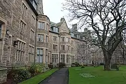 Main Building seen from quad