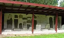 Pre-Norman stones at St Teilo Churchyard, Merthyr Mawr