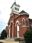 St. Vincent's Church, Plymouth, Pennsylvania, dedicated in 1887.