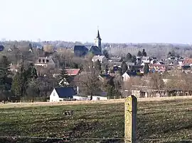 A general view of Sainte-Gauburge-Sainte-Colombe