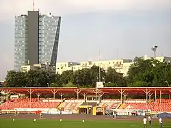 The stadium in 2010 during National Athletics Championships