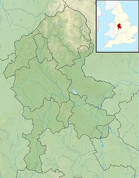 Tixall Wide is located in Staffordshire