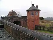 The Bratch Upper Bridge and toll house at the Bratch Locks.