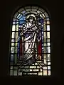 Stained-glass window depicting St James the Great