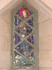St Sebastian stained glass