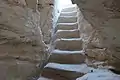 Staircase at ruin Khirbet Sandahannah (now Tell Maresha)