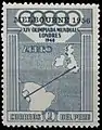 Peru, 1957 re-use of 1948 London Olympic stamps to commemorate Melbourne 1956