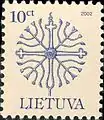 2002 postage stamp, commemorating the Lithuanian Cross-crafting and its symbolism